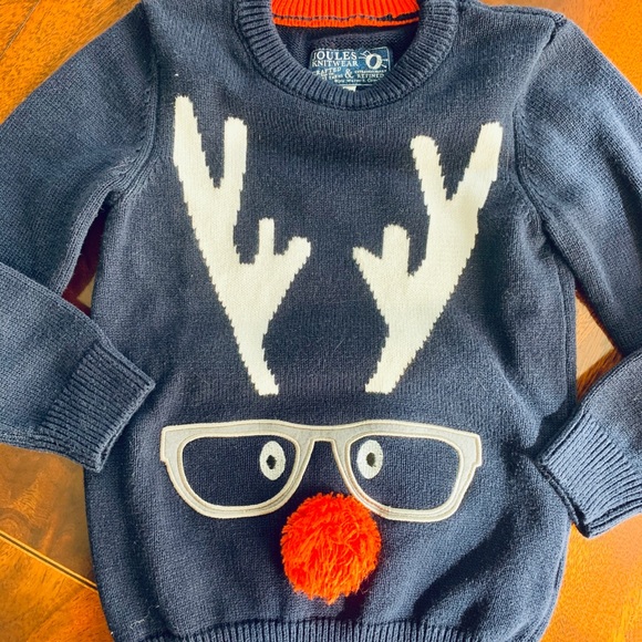 Joules boys holiday sweater-5t - Picture 1 of 8